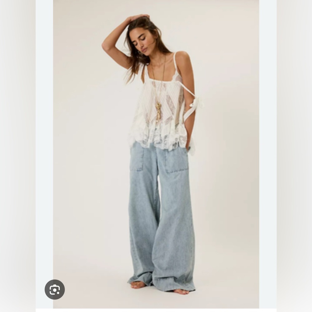 We the Free Breezy Pull On Denim Jeans in Dusk